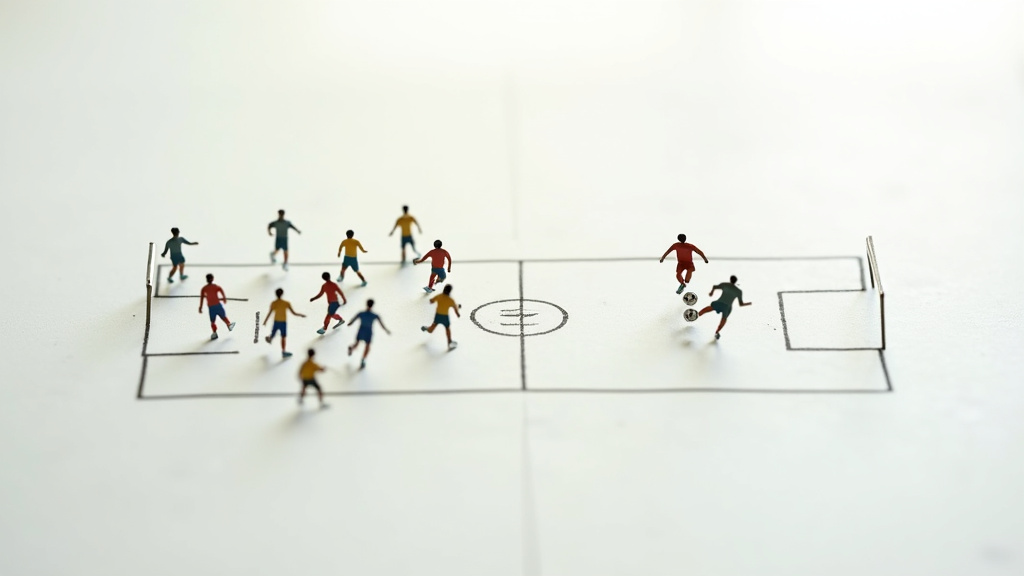 Scène de match dans Ao Ashi montrant la tactique et le positionnement