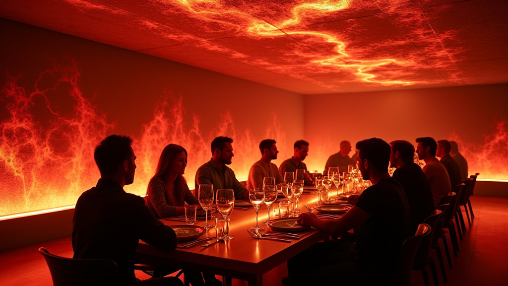Plafond volcanique en éruption de Magmatic by Ephemera