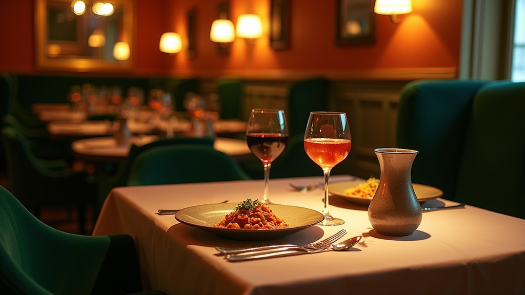 Intérieur du restaurant Siena Paris avec ambiance élégante et lumineuse
