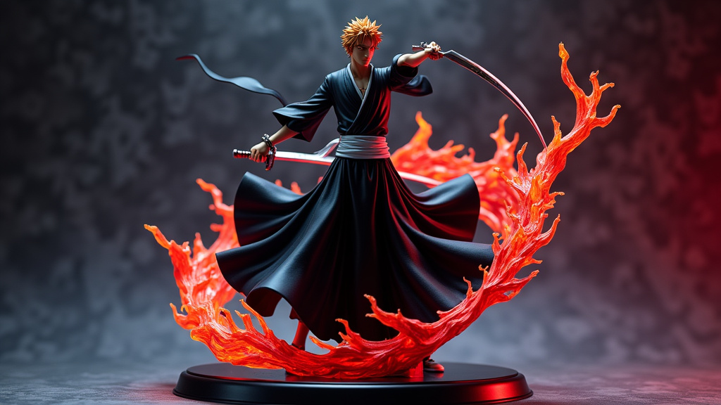 Statue haute gamme de Kenpachi Zaraki en position de combat