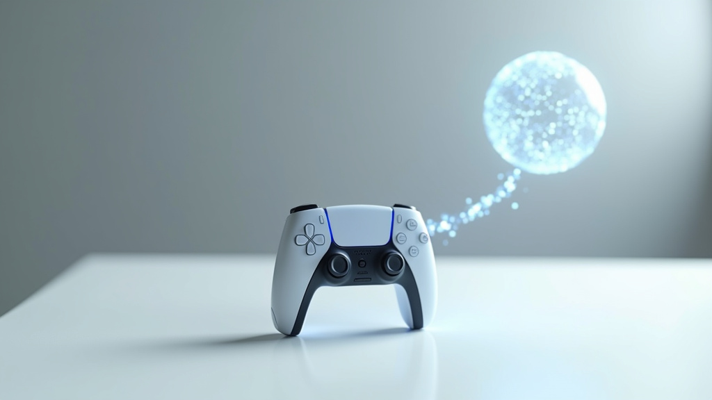 Clavier et souris connectés à une PS5 pour navigation web