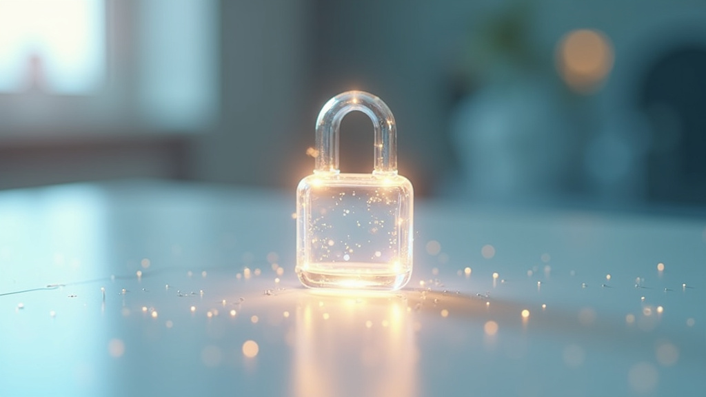 Illustration de vérification de site internet avec cadenas et outils de sécurité