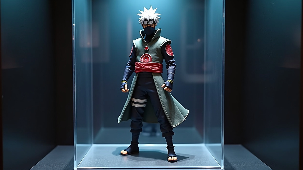 Détail des articulations de la figurine Kakashi Susanoo - vue technique
