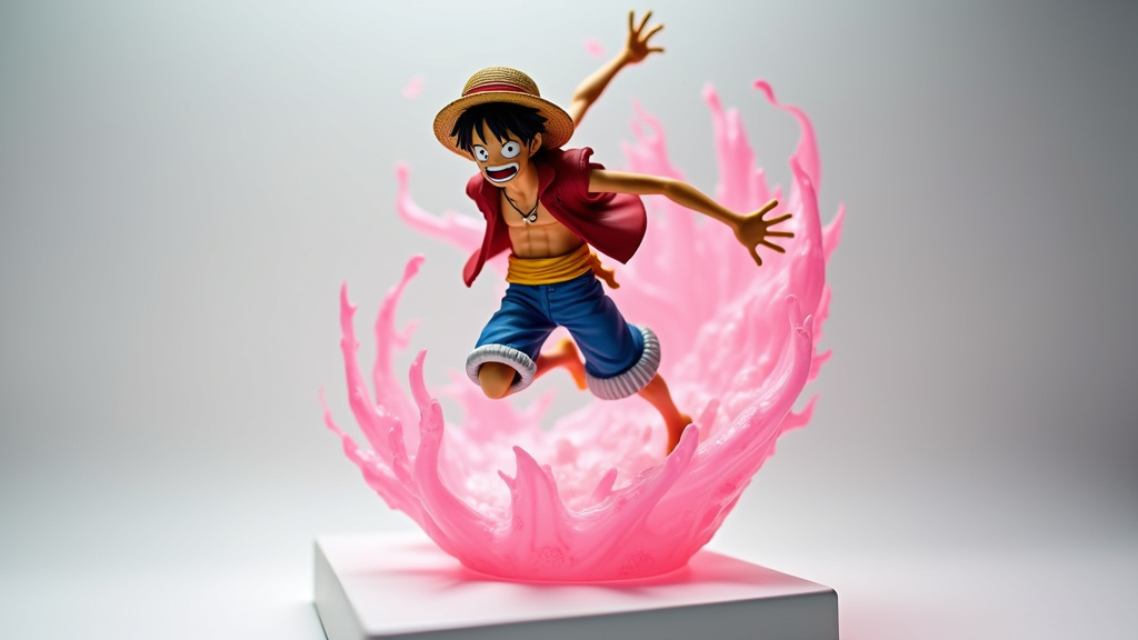 Figurine Luffy Gear 5 dans différentes poses et éditions