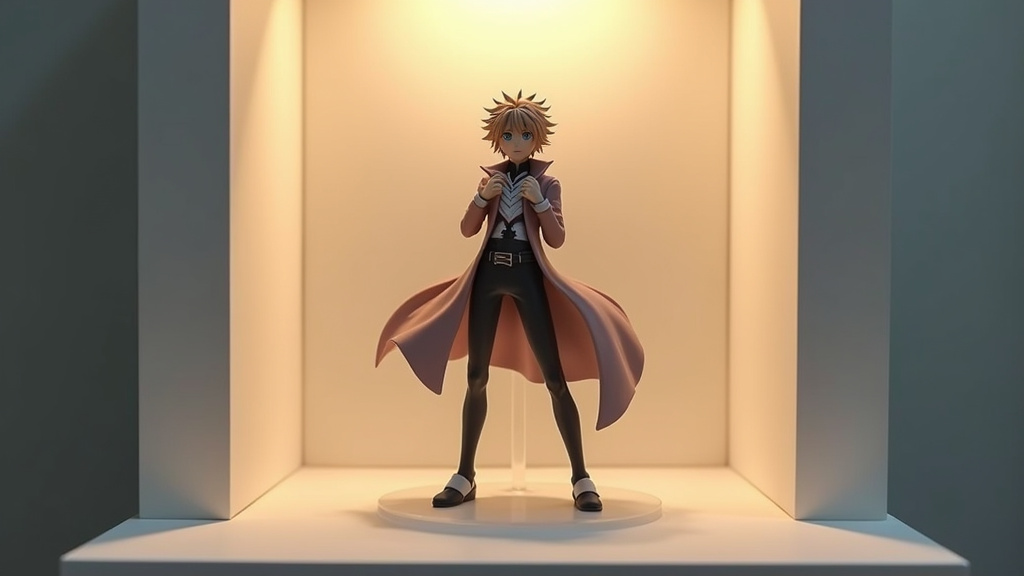 Collection de figurines Hunter x Hunter avec Gon, Kirua, Hisoka et Kurapika