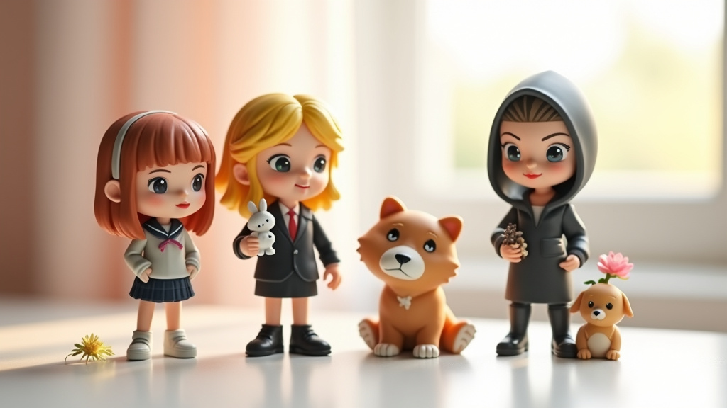 Détail d'une figurine Spy x Family montrant la qualité du modelage et de la peinture