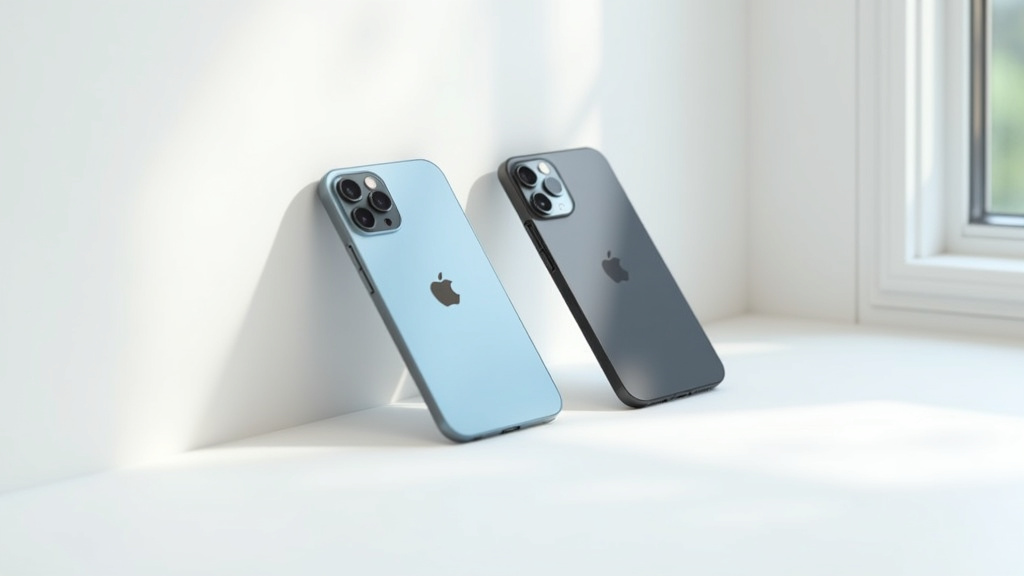 Comparaison visuelle entre iPhone 15 Pro et iPhone 15 standard