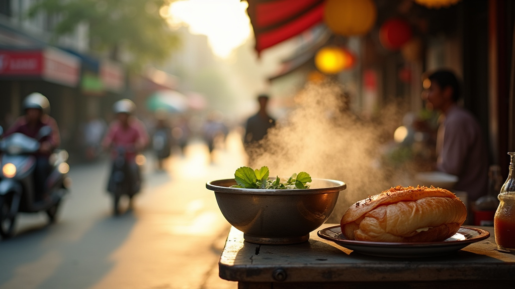 Hanoi cuisine vietnamienne - pho et street food du Vieux Quartier